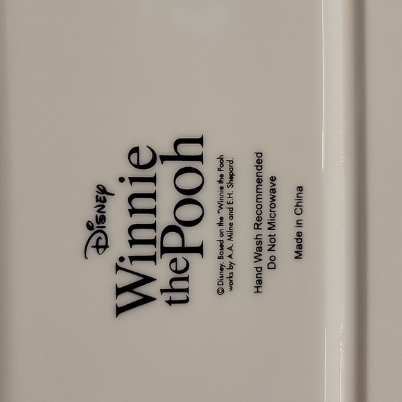 Disney Winnie The Pooh Springtime Flowers Serving Tray Rectangular Dish - Picture 6 of 7